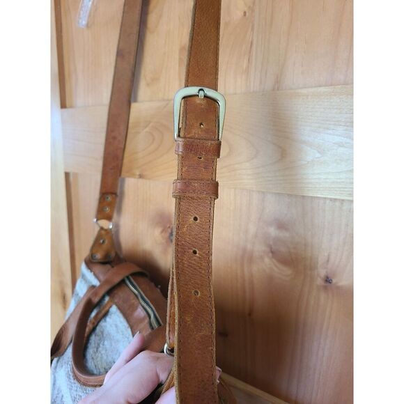 Woven + Hyde Southwestern Leather Cowgirl Western Festival Purse Handbag Fringe - Picture 6 of 10